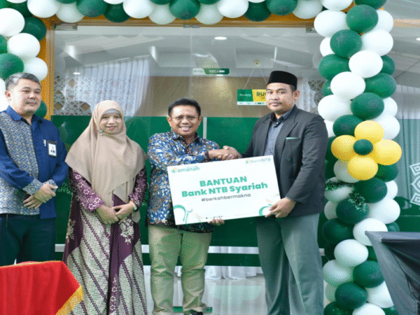 Penyaluran Bantuan Bank NTB Syariah KCP Narmada kepada NJN Mart